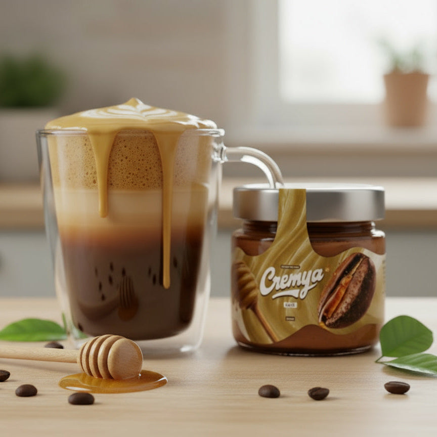Latte miel-café ultra crémeux — Le réveil tout en douceur !
